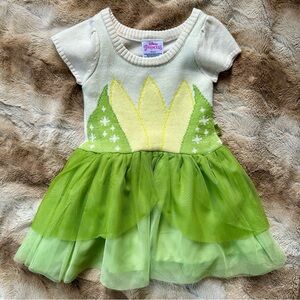 Disney Princess & Frog Tiana Knit Sweater Tutu Dress 12 MOS